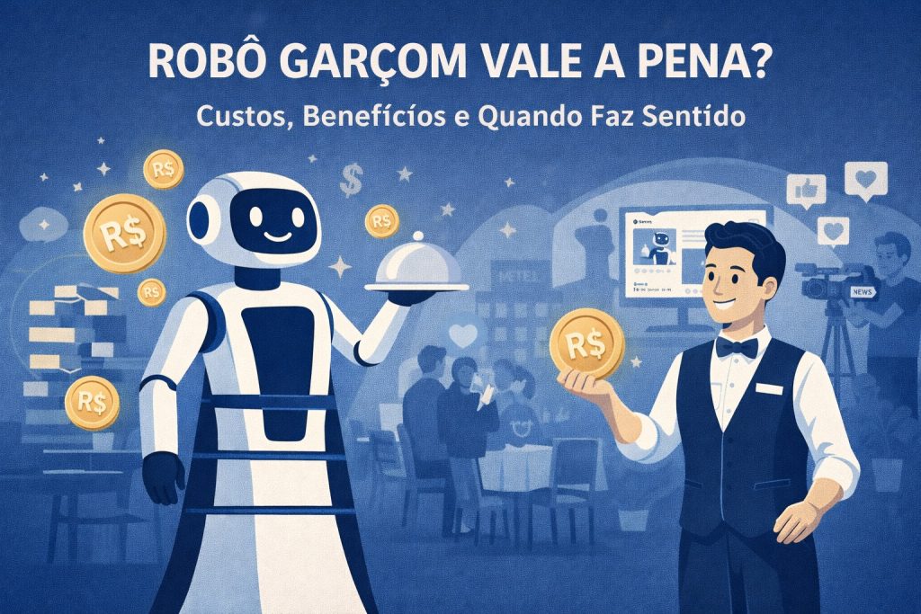 Robô Garçom Vale a Pena