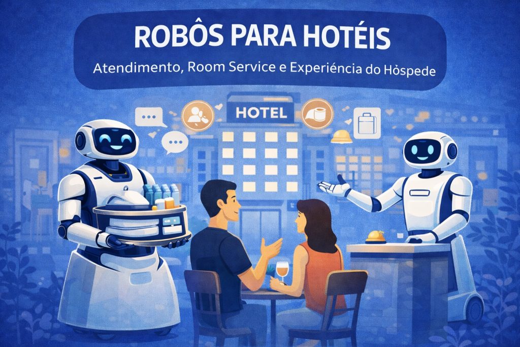 robôs para hotéis no atendimento e room service