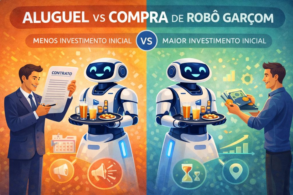 Aluguel vs Compra: Robô Garçom